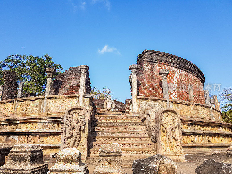 Polonnaruwa Vatadage修道院，斯里兰卡